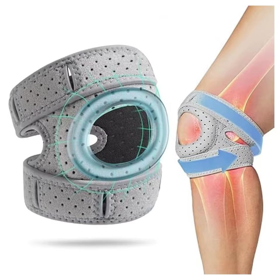 All-Day Work Knee Support with Silicone Stabilizing Ring & Breathable Compression™