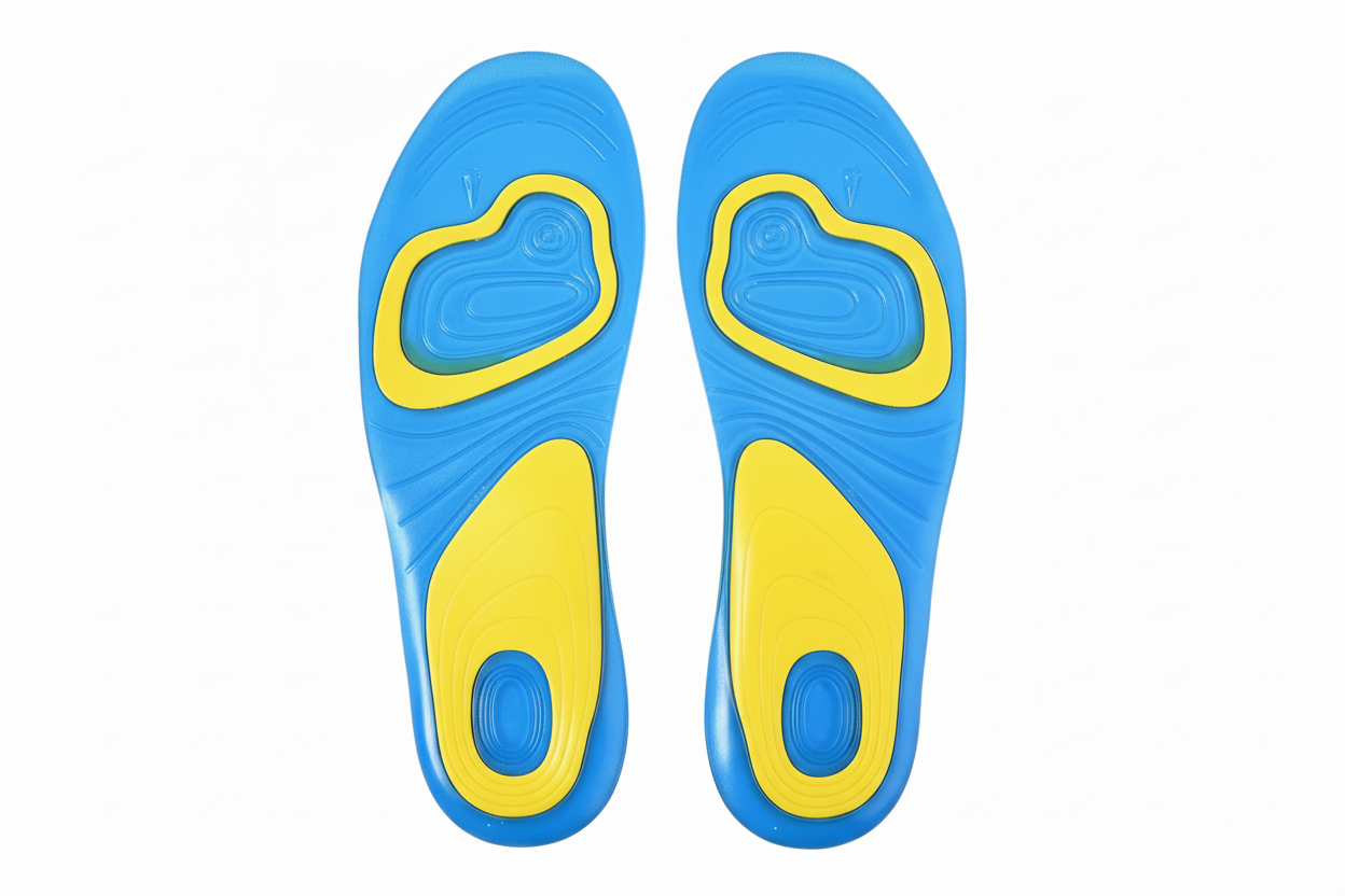 Sports Insole with Shock Absorbing Gel Cushion